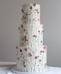 Three Tier flower wedding cake Norwich, Norfolk